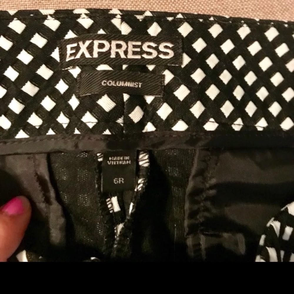 Express Checkered columnist Pants - Picture 6 of 7